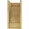 Ekena Millwork 9"W x 9"D x 18"H Wide Alpine Rough Cedar Woodgrain TimberThane Corbel, Primed Tan CORUR09X09X18ALPRCPR - alternate 6